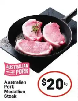 IGA Australian Pork Medallion Steak offer