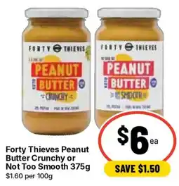 Ritchies Forty Thieves Peanut Butter offer