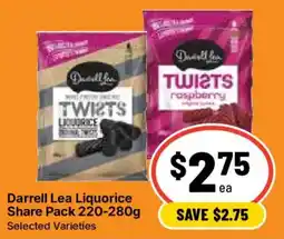 Ritchies Darrell Lea Liquorice Share Pack offer