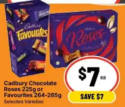 Ritchies Cadbury Chocolate Roses or Favourites offer