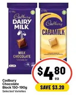 Ritchies Cadbury Chocolate Block offer