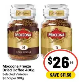 Ritchies Moccona Freeze Dried Coffee offer