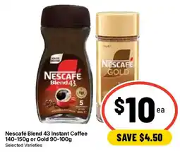 Ritchies Nescafe Blend 43 Instant Coffee offer