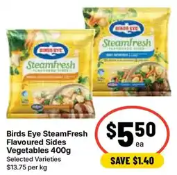 Ritchies Birds Eye SteamFresh Flavoured Sides Vegetables offer