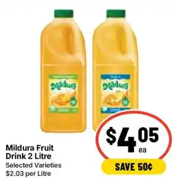 Ritchies Mildura Fruit Drink offer