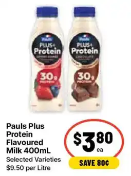 Ritchies Pauls Plus Protein Flavoured Milk offer