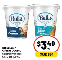 Ritchies Bulla Sour Cream offer
