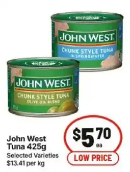 IGA John West Tuna offer