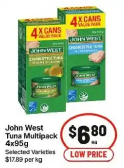 IGA John West Tuna Multipack offer