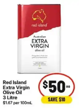 IGA Red Island Extra Virgin Olive Oil offer