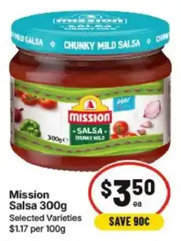 IGA Mission Salsa 300g Selected Varieties offer