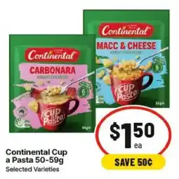 IGA Continental Cup a Pasta offer