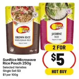 IGA SunRice Microwave Rice Pouch offer
