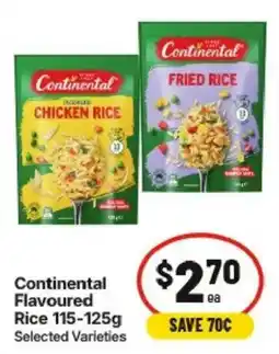 IGA Continental Flavoured Rice offer