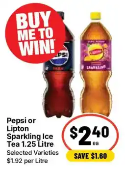 Ritchies Pepsi or Lipton Sparkling Ice Tea offer