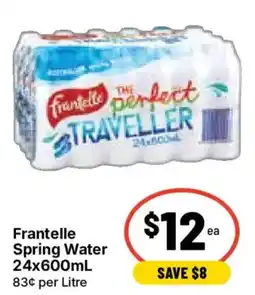Ritchies Frantelle Spring Water offer