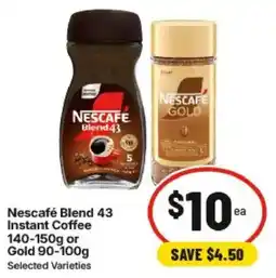 IGA Nescafe Blend 43 Instant Coffee offer