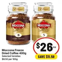 IGA Moccona Freeze Dried Coffee offer