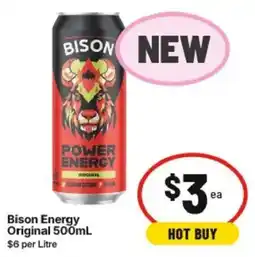 IGA Bison Energy Original offer