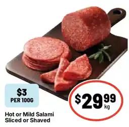 Ritchies Hot or Mild Salami offer