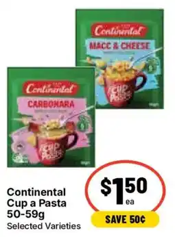 Ritchies Continental Cup a Pasta offer
