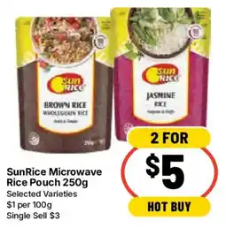 Ritchies SunRice Microwave Rice Pouch offer