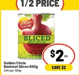 Ritchies Golden Circle Beetroot Slices offer