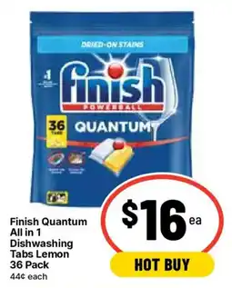 Ritchies Finish Quantum All in 1 Dishwashing Tabs Lemon offer