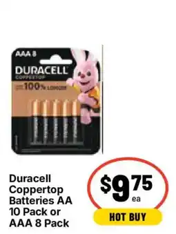 Ritchies Duracell Coppertop Batteries AA offer