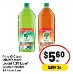 IGA Pine O Cleen Disinfectant Liquid offer