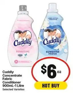 IGA Cuddly Concentrate Fabric Conditioner offer