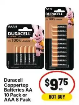 IGA Duracell Coppertop Batteries offer