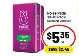 IGA Poise Pads offer