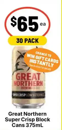 Ritchies Great Northern Super Crisp Block Cans offer