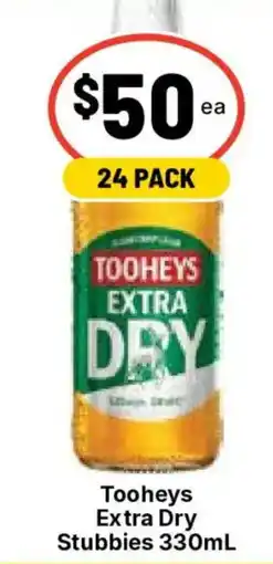 Ritchies Tooheys Extra Dry Stubbies offer