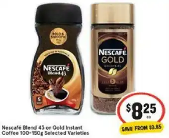 Nescafé Blend 43 Or Gold Instant Coffee 100-150g