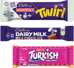 Coles Cadbury Chocolate Bar-50g offer
