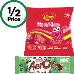 Woolworths Nestlé Medium Bars 35-50g or Allen’s Mini Bags 60-64g offer