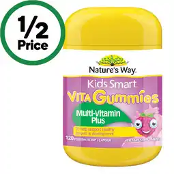 Woolworths Nature’s Way Kids Smart Vita Gummies Multi-Vitamin offer