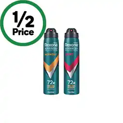 Woolworths Rexona Advanced 72H Antiperspirant Deodorant offer