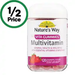 Woolworths Nature’s Way Adult Vita Gummies Multivitamin offer