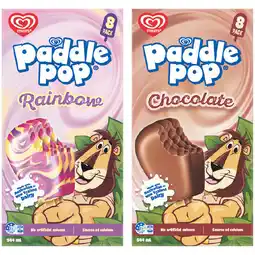 Woolworths Streets Paddle Pop offer