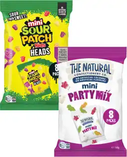 Coles The Natural Confectionery Co. Mini or Sour Patch Kids Mini Multipack 160g offer