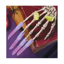 Woolworths Halloween Glow Green Skull or Purple Fingers offer