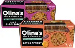Coles Olina's Artisan Crackers-100g offer