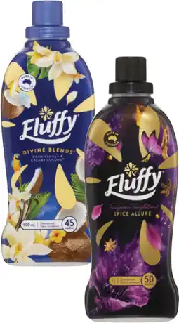 Coles Fluffy Concentrated Fabric Conditioner-1 Litre offer