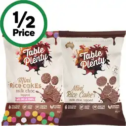 Woolworths Table of Plenty Mini Rice Cakes – From the Health Food Aisle offer