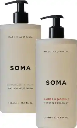 Coles Soma Body Wash offer