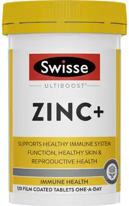 Coles Swisse Ultiboost Zinc+ Tablets offer