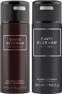 Coles David Beckham Body Spray offer